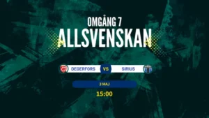 Inför Degerfors - IK Sirius | Omgång 7 | Allsvenskan